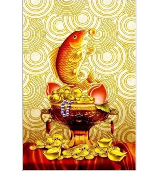 Gạch Tranh Cá Ngọc 60
