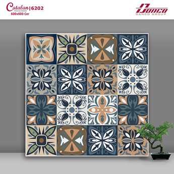 Gạch bông 60X60 cm CATALAN 6202