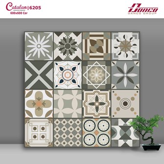 Gạch bông 60X60 cm CATALAN 6205