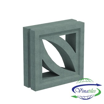 Gạch bông gió VINATILES N002 xám