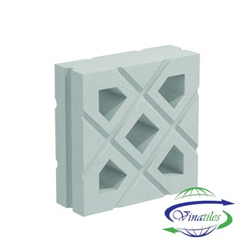 Gạch bông gió Vinatiles N016 - TRẮNG