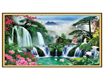 Gạch tranh phong cảnh A167
