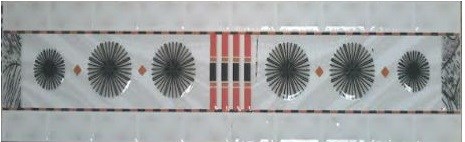 Gạch viền trang trí 7x30cm KR302