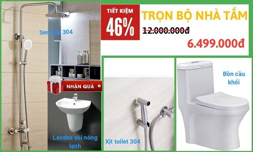 Khuyến mãi sốc Combo 3 món INOX 304 siêu bền