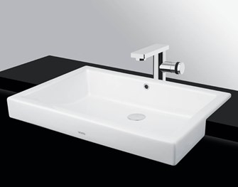 Lavabo bán âm bàn Toto LW646JW/F