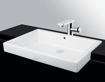 Lavabo bán âm bàn Toto LW646JW/F