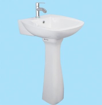 Lavabo chân đứng Thiên Thanh LT65LLT/PD0100T