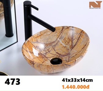 Lavabo đặt bàn Napoco 473