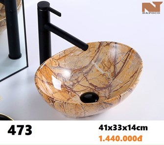Lavabo đặt bàn Napoco 473