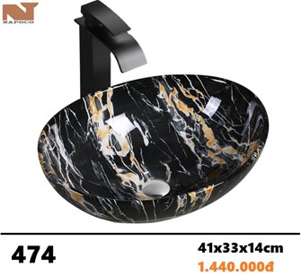 Lavabo đặt bàn Napoco 474