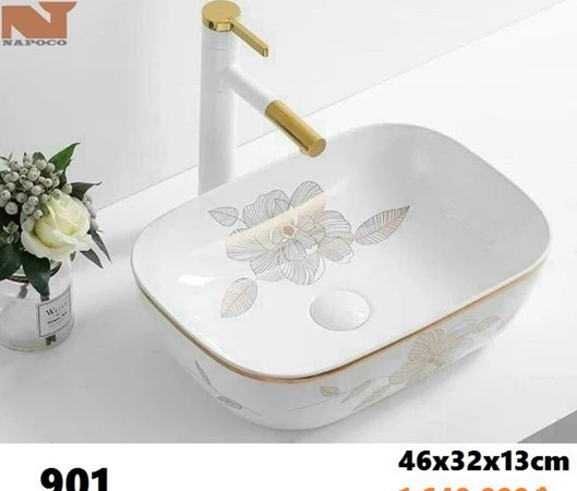Lavabo đặt bàn Napoco 901