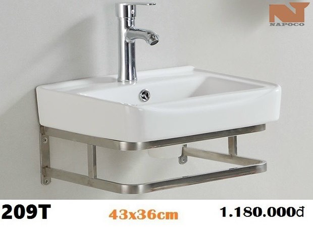 Lavabo kệ treo Napoco 209T