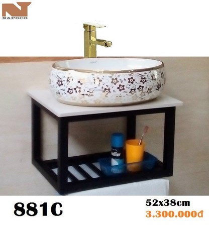 Lavabo kệ treo Napoco 881C