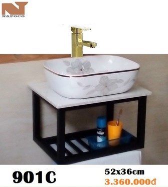 Lavabo kệ treo Napoco 901C