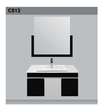 Lavabo tủ gương Hảo Cảnh C012