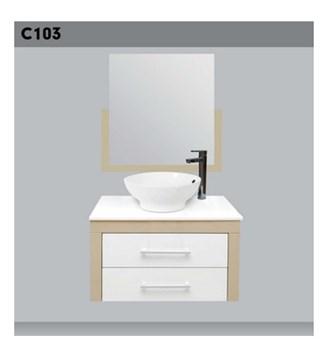 Lavabo tủ gương Hảo Cảnh C103