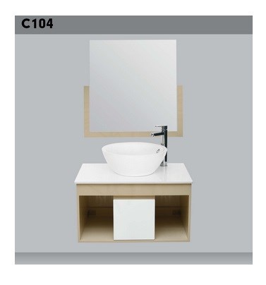 Lavabo tủ gương Hảo Cảnh C104