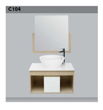 Lavabo tủ gương Hảo Cảnh C104