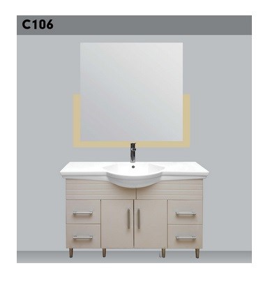 Lavabo tủ gương Hảo Cảnh C106