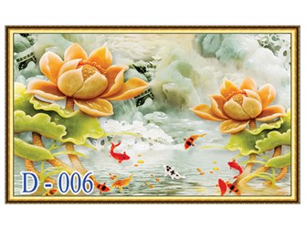 Tranh gạch giả ngọc D006