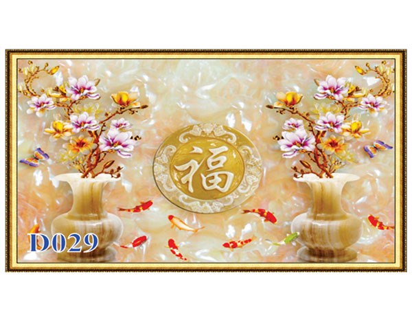 Tranh gạch giả ngọc D029