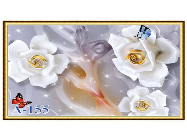 Tranh gạch phối họa tiết trang trí A155