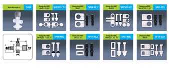 Bộ pát lắp nắp bồn cầu 