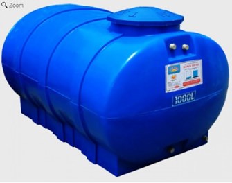 Bồn nước nhựa Bình Minh 1000 Lít nằm