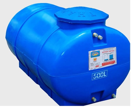 Bồn nước nhựa Bình Minh 500 Lít nằm