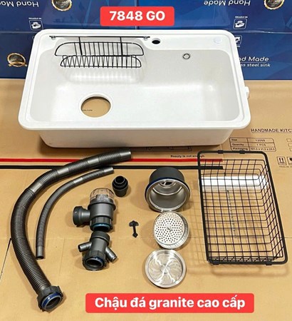 Chậu rửa chén đá Granit 7848GO