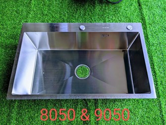 Chậu Rửa chén inox 1 hộc 8050