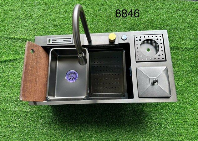 Chậu Rửa chén inox 1 hộc 8846
