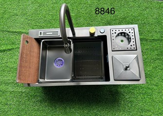 Chậu Rửa chén inox 1 hộc 8846