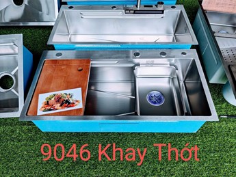 Chậu Rửa chén inox 1 hộc 9046KT