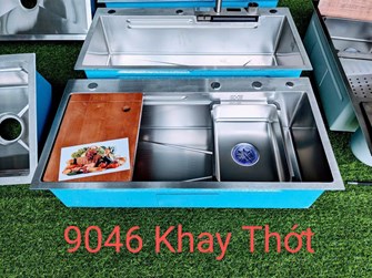 Chậu Rửa chén inox 1 hộc 9046KT