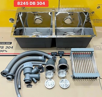Chậu rửa chén Inox 304- 8245DB