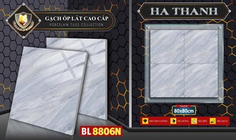 Gạch bóng kiếng 80x80cm Hà Thanh BL8806N