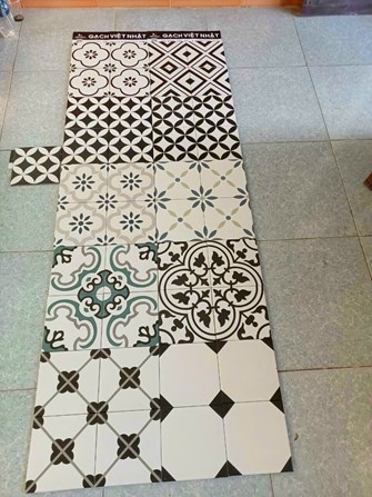 Gạch bông Việt Nhật 20x20cm