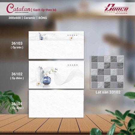 Gạch men bóng 30x60cm CATALAN 36101-02-03