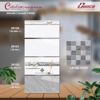 Gạch men bóng 30x60cm CATALAN 39101-02-03-04