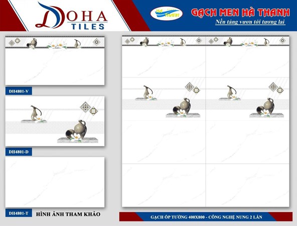 Gạch men Hà Thanh 40x80cm DH4801