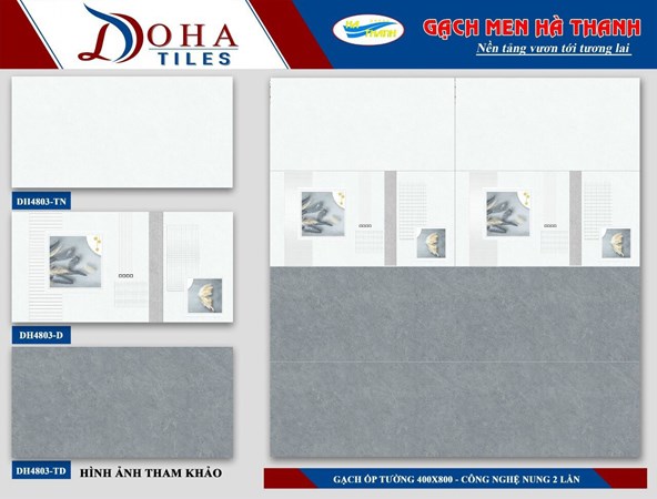 Gạch men Hà Thanh 40x80cm DH4803