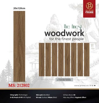 Gạch PRIME 20x120cm thẻ gỗ 212802