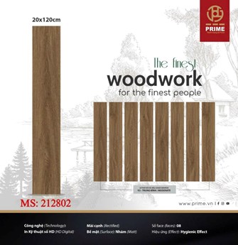 Gạch PRIME 20x120cm thẻ gỗ 212802