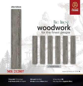 Gạch PRIME 20x120cm thẻ gỗ 212807