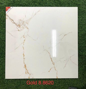 Gạch PRIME 80x80cm bóng Carving Gold 8620