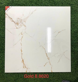Gạch PRIME 80x80cm bóng Carving Gold 8620