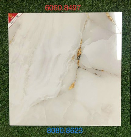 Gạch PRIME 80x80cm bóng Carving Gold 8623