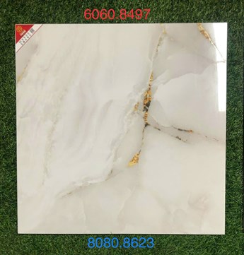 Gạch PRIME 80x80cm bóng Carving Gold 8623