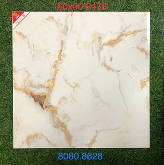 Gạch PRIME 80x80cm bóng Carving Gold 8628